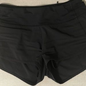 Black Lululemon Shorts Size 2